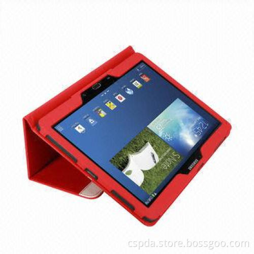 Book Folio Slim pu Case for Samsung Galaxy Note Pro 12.2, with White Stripe and Name Card Slot